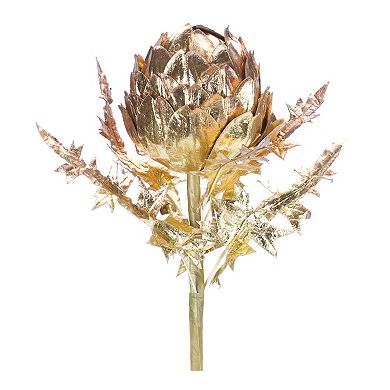 Metallic Artichoke Stem (set Of 2)