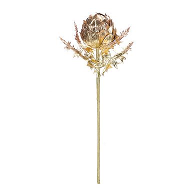 Metallic Artichoke Stem (set Of 2)