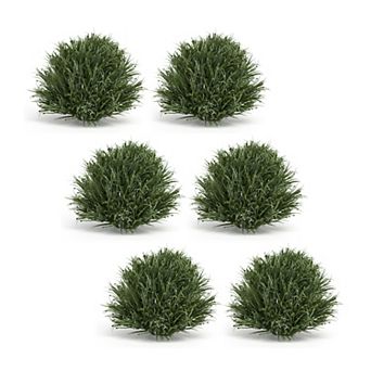 Spring Grass Half Orb (set Of 6)