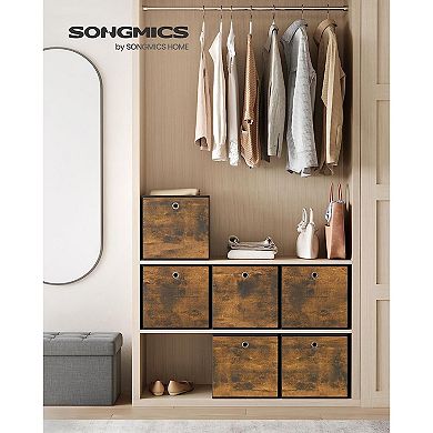 Foldable Storage Organizer Boxes, Storage Cubes, Set Of 6 Clothes Organizer, Toy Bins