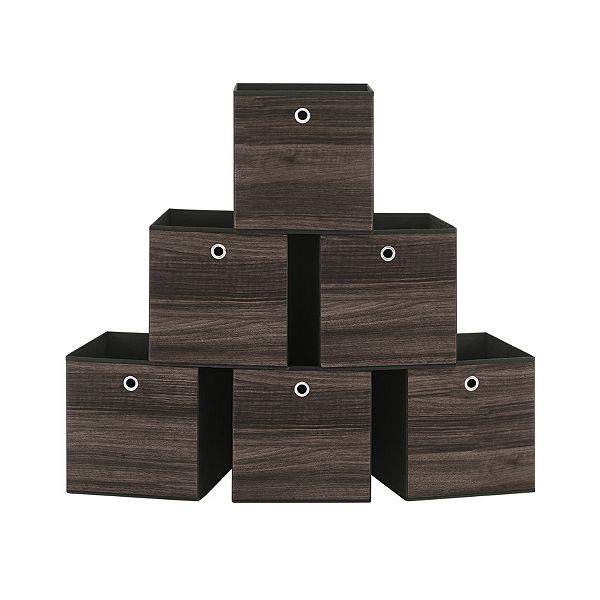 Foldable Storage Organizer Boxes, Storage Cubes, Set Of 6 Clothes