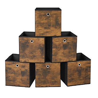 Foldable Storage Organizer Boxes, Storage Cubes, Set Of 6 Clothes Organizer, Toy Bins