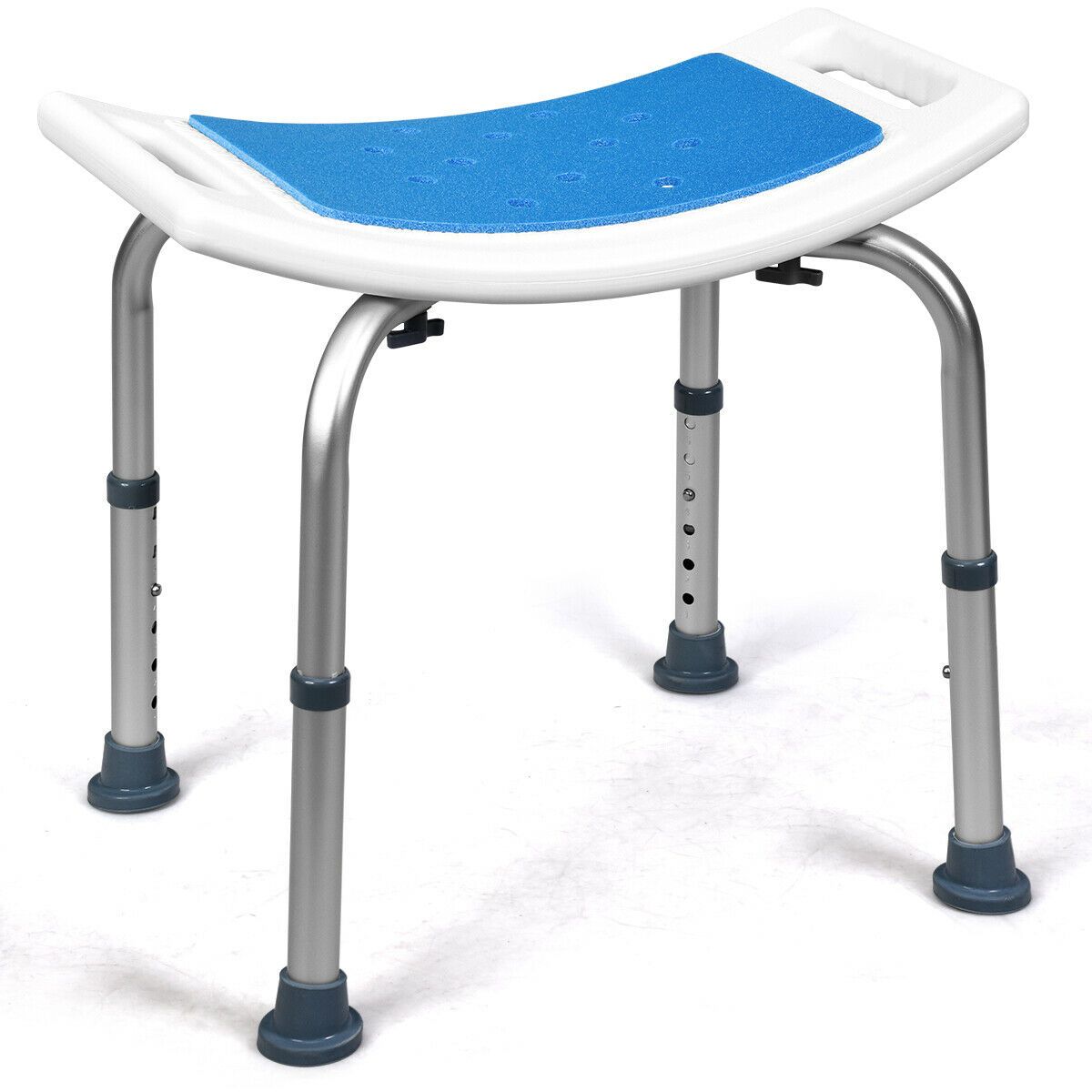 EVA Padded Shower Chair for the Elderly and Disabled Adjustable Shower Stool