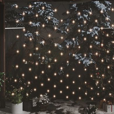 Christmas Net Light With 204 Leds, Water-resistant, Effortlessly Illuminate Your Holidays