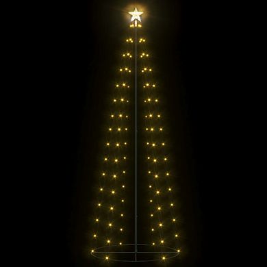 Christmas Cone Tree Decoration With Led Lights, Water-resistant, Cozy Ambient Light