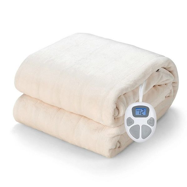 Flannel Heated Electric Blanket With 10 Heating Levels