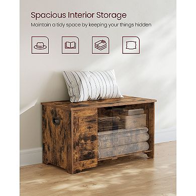 Storage Trunk, Storage Chest With Safety Hinges, Storage Bench, Modern Style