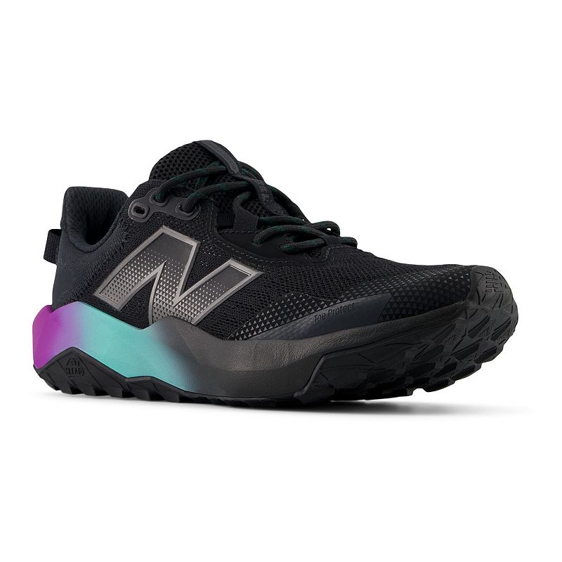 New Balance® DynaSoft Nitrel V6 Women's Trail Running Shoes, Size: 8, Black Purple Blue