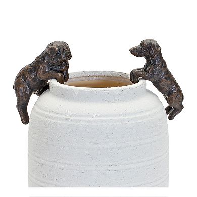 Mini Dachshund And Bull Dog Pot Hanger (set Of 6)