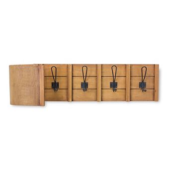 Toboggan Wall Decor With Hooks 31"l