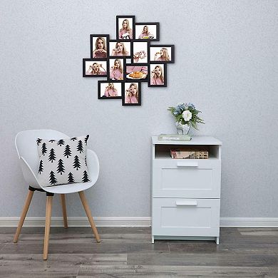 Picture Frames Collage For 12 Photos In 4x6 For Wall Mounting Multiple Picture Frames Glass
