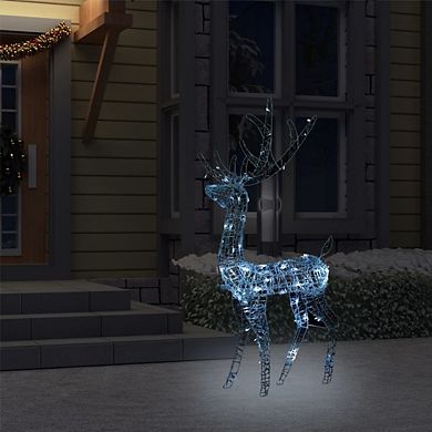 Acrylic Reindeer Christmas With 140 Leds, 4 Ft, Waterproof, Unique Collection Of Christmas Décor