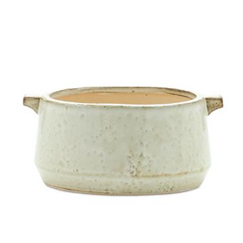 Rustic Terra Cotta Bowl Planter 8"l