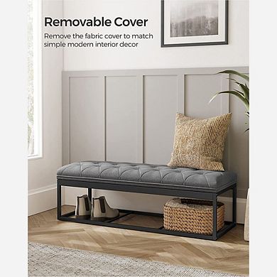 Storage Ottoman Bench, Bench With Storage, For Entryway, Bedroom, Living Room