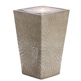 Ceramic Pool Fountain With Tapered Design 22.25"h