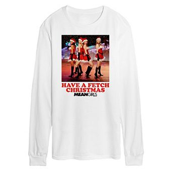 Men's Mean Girls Santa Long Sleeve Graphic Tee
