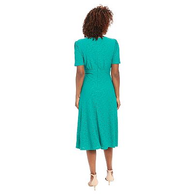 sachin and babi light blue dress Reverie Eyelet Drop Waist Dress in Black Eyelet main image 0