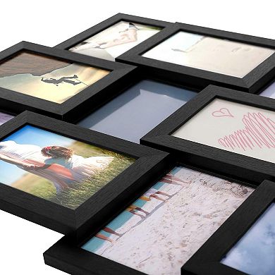 Picture Frames for 12 Photos in 4x6 Collage Multiple Photos Glass Front