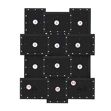 Picture Frames for 12 Photos in 4x6 Collage Multiple Photos Glass Front