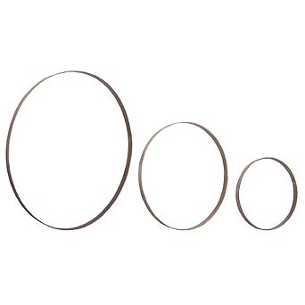 Iron Metal Rings Wall Display (Set Of 3)