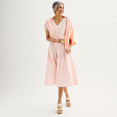 Women's Croft & Barrow® Short Sleeve Fit & Flare Dress