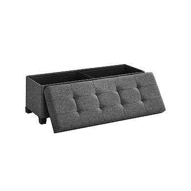 Storage Ottoman Bench, Bedroom Bench With Storage, Foot Stool With Feet