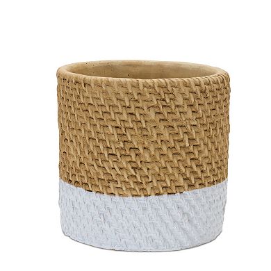 Woven Stone Planter (set of 2)