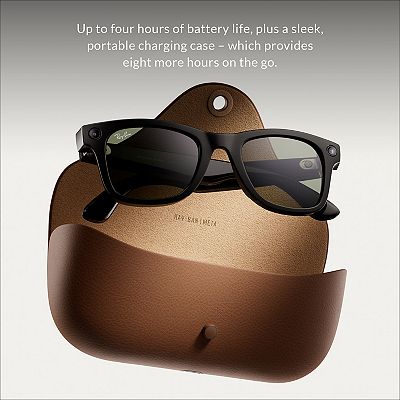 Ray-Ban Meta Smart Glasses Wayfarer 0RW4006 50mm Polarized Square