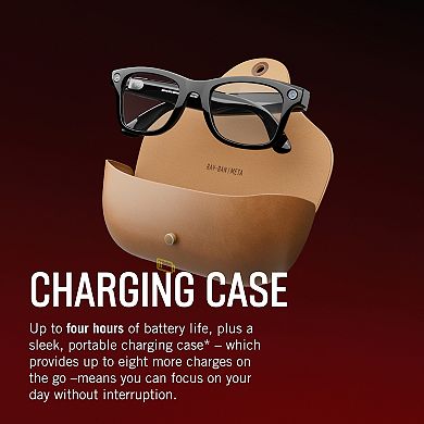 Ray-Ban Meta Smart Glasses Large Wayfarer 0RW4008 53mm Square Sunglasses