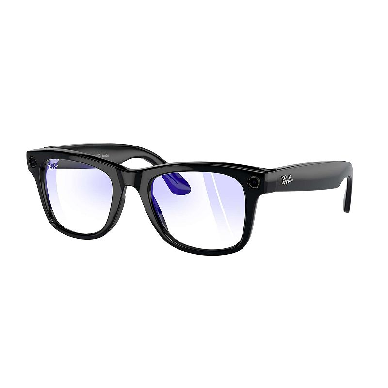 EAN 8056597988407 product image for Ray-Ban Meta Smart Glasses Wayfarer 0RW4009 53mm Large Square Sunglasses, Shiny  | upcitemdb.com