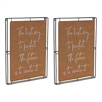 Create The Future Wall Frame (Set Of 2)