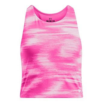 Girls 7-16 Under Armour Motion Printed Crop Tank