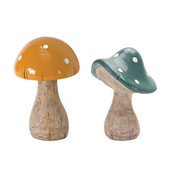 Garden Mushroom Décor (set Of 2)