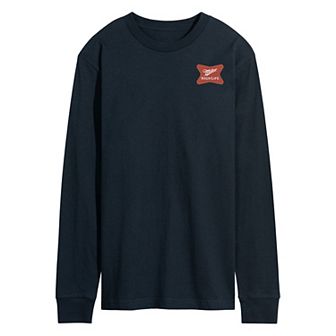 Men's Miller High Life 6 Pack Bottles Long Sleeve Graphic Tee