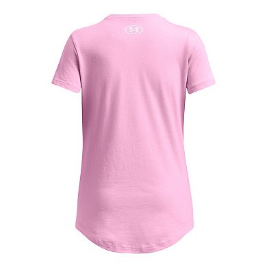 Girls 8-18 Under Armour Block Logo Short Sleeve Graphic Tee