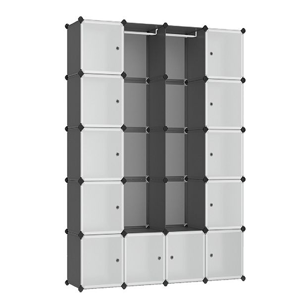 Cube Storage Organizer, Large Plastic Portable Closet Wardrobe