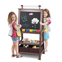 3-in-1 Kids Art Easel Double-Sided Tabletop Easel with Art Accessories