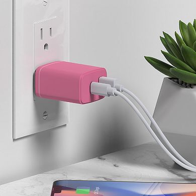 Gems 30W USB-A and USB-C Dual Port Wall Charger