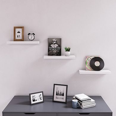 Floating Wall Shelf, Decorative Display Corner Invisible Bracket Support