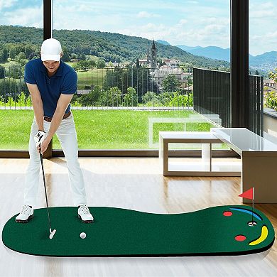Golf Putting Green Set For Indoor Outdoor Use