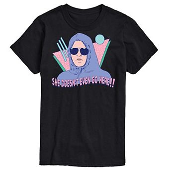 Men's Mean Girls She Doesn't Even Go Here Graphic Tee
