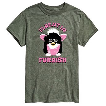 Men's Furby Fluent In Furbish Graphic Tee by Hasbro
