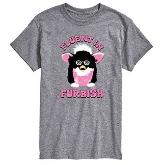 Men's Furby Fluent In Furbish Graphic Tee by Hasbro