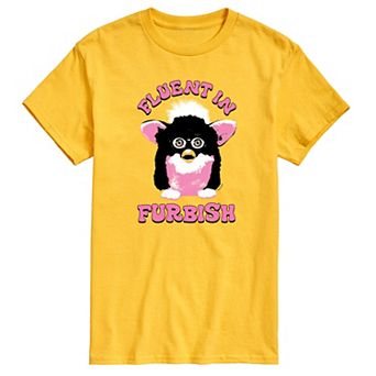 Men's Furby Fluent In Furbish Graphic Tee by Hasbro