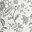 Gray Floral Dyed Beng