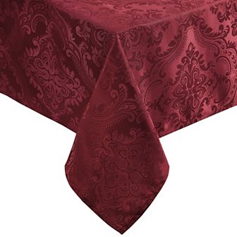 Elrene Home Fashions Caiden Elegance Damask Rectangle Tablecloth