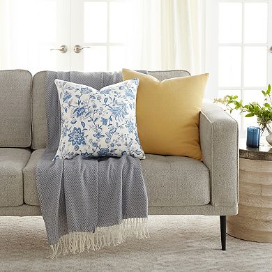 Urban Loft's 2-pack Cotton Slub Decor Throw Pillows In Antique Floral