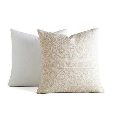 Urban Loft's 2-pack Cotton Slub Decor Throw Pillows In Distressed Floral