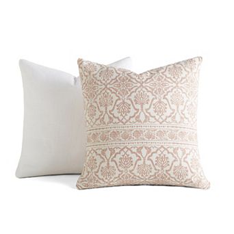 Urban Loft's 2-pack Cotton Slub Decor Throw Pillows In Antique Floral