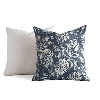 Urban Loft's 2-pack Cotton Slub Decor Throw Pillows In Antique Floral